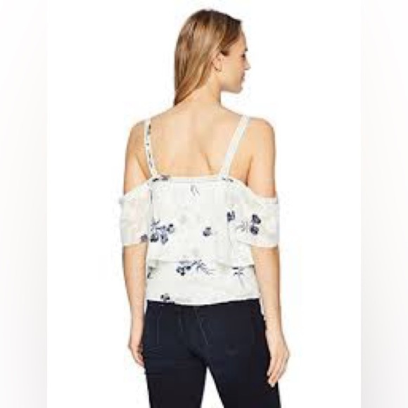 Lucky Brand Women's Floral Cold Shoulder Top NWOT - Picture 9 of 9